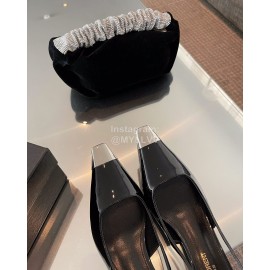 Ysl Patent Leather High Heels For Women Black