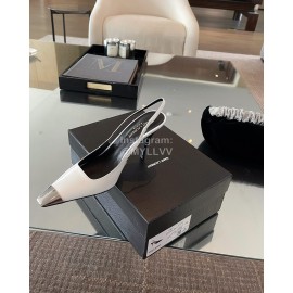 Ysl Patent Leather High Heels For Women White