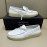 Zegna Fashion Leather Bow Casual Shoes For Men White