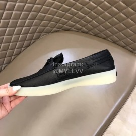 Zegna Fashion Suede Loafers For Men Black