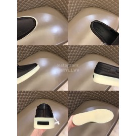 Zegna Fashion Suede Loafers For Men Coffee