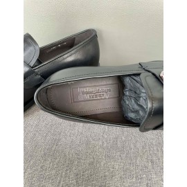 Zegna New Cowhide Casual Business Shoes For Men Black