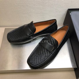 Zegna New Woven Calf Leather Business Casual Shoes For Men 
