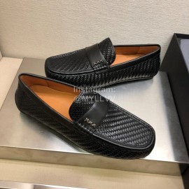 Zegna New Woven Calf Leather Business Casual Shoes For Men 