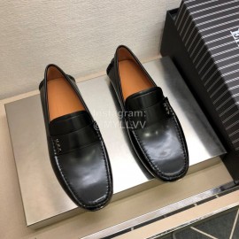 Zegna New Cowhide Business Casual Shoes For Men Black