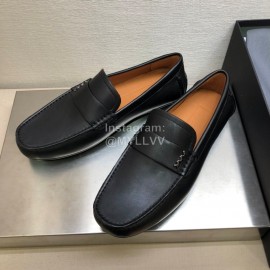 Zegna New Cowhide Business Casual Shoes For Men Navy
