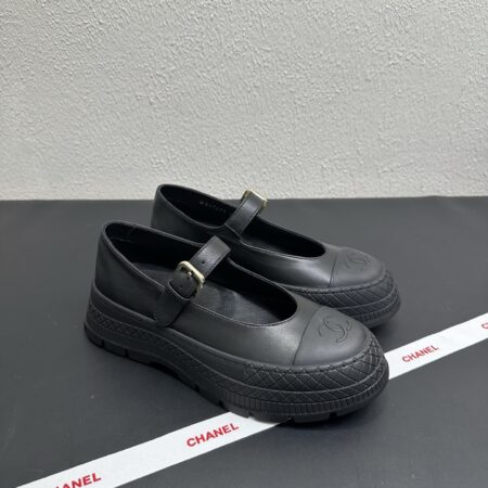 Chanel Sheepskin Thick soled Mary Jane Shoes