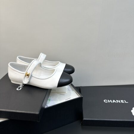 Chanel Classic Flat Mesh Mary Jane Shoes