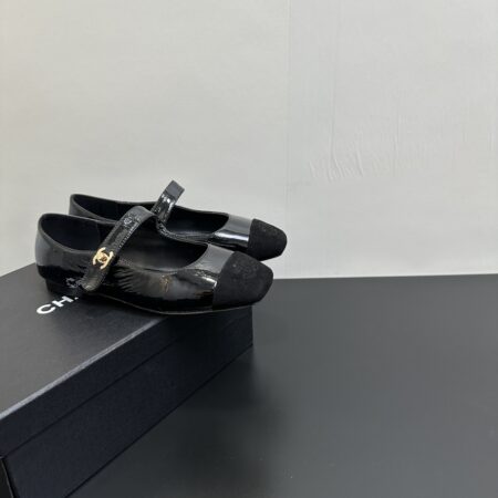 Chanel Ladies' Soft Patent Leather Mary Jane Shoes