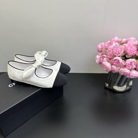 Chanel Early Spring Bow Mary Jane Shoes