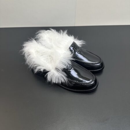 Chanel Classic Double C Tuscan Wool Loafers