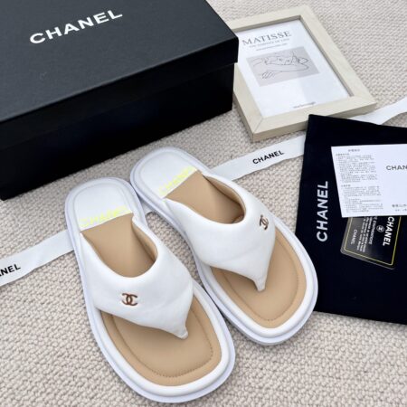 Chanel Cloud Series Cowhide Leather Slippers