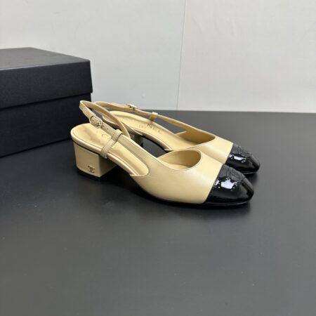 Chanel Classic Double C Embroidered Sandals