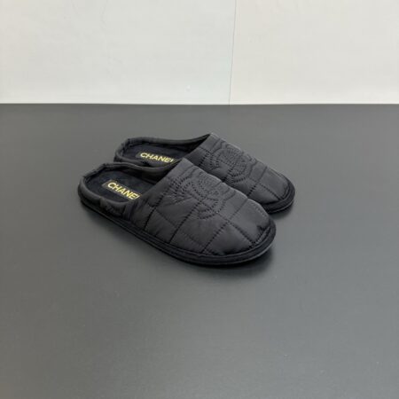 Chanel Classic Baotou Down Cloth Indoor Slippers